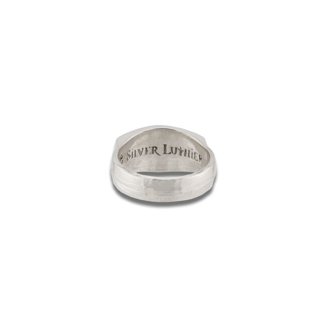 Est. 1981 Debossed Silver Ring - Size 6, , hi-res